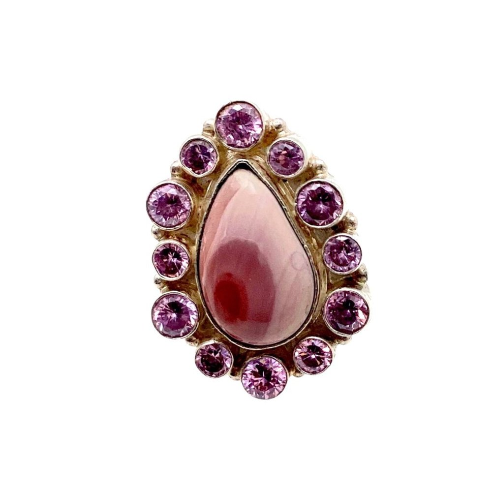 Multi Stone Cocktail Ring S - Picture 4 of 15